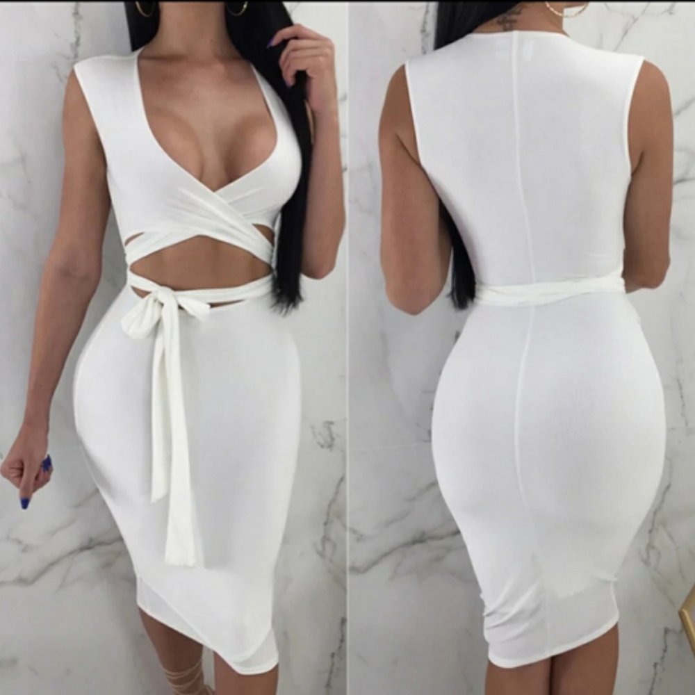 Wrap Tie Dress